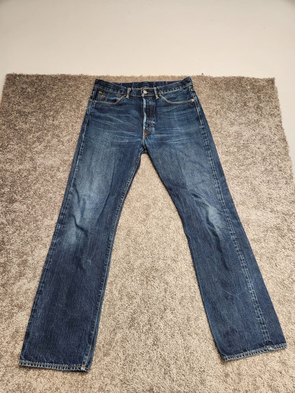 RRL 더블알엘 스트레이트 셀비지 데님 팬츠 상품이미지3