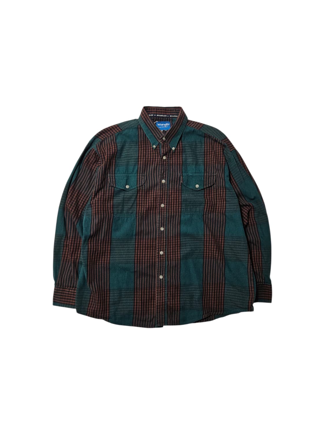 1990's 랭글러 웨스턴 웨어 셔츠 체크셔츠 XL 상품이미지3