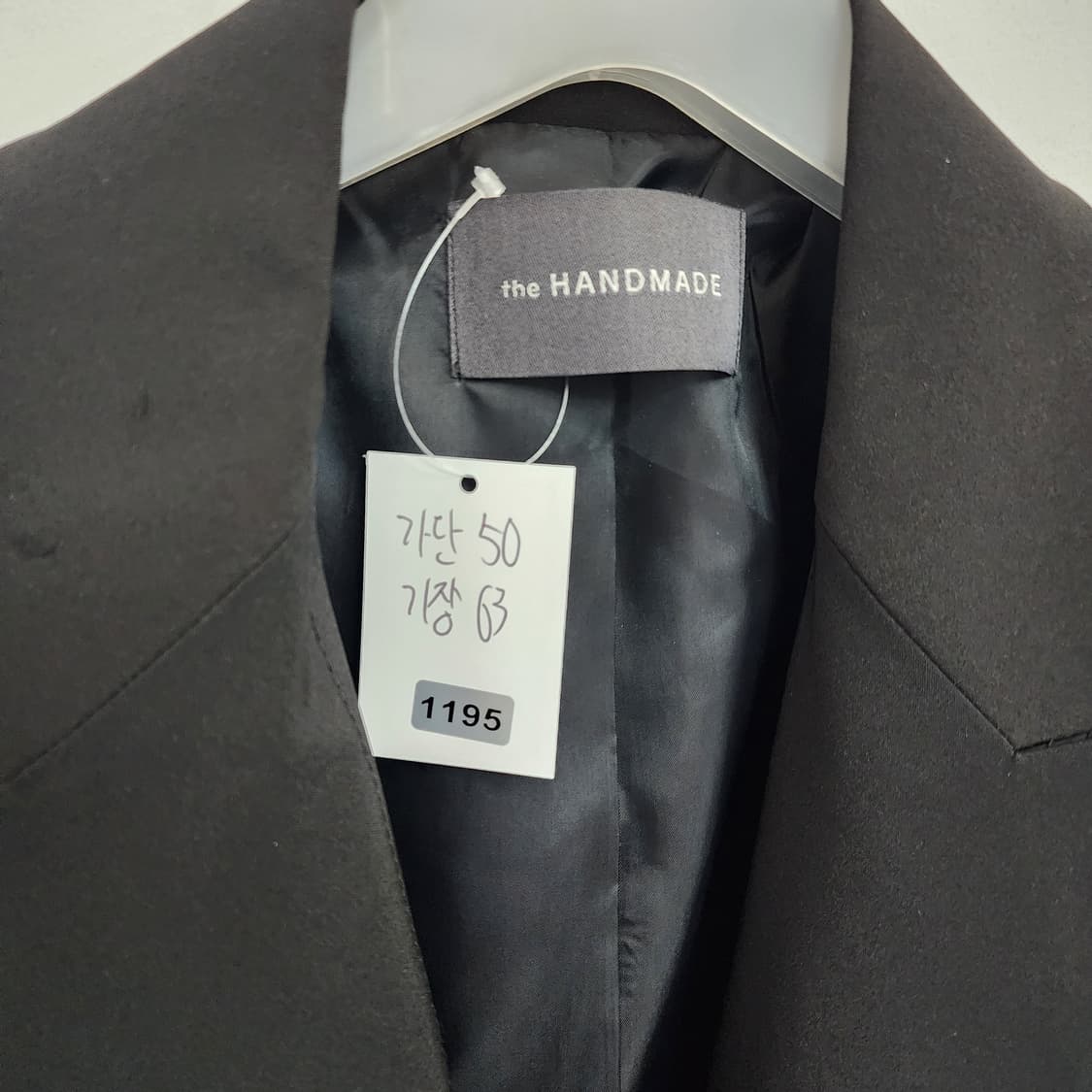 더핸드메이드 블랙 더블 브레스티드 자켓 상품이미지7