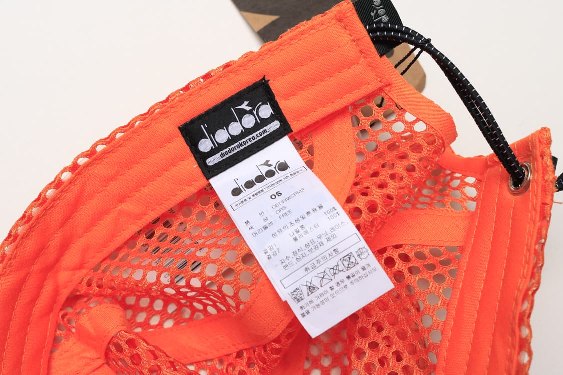 디아도라 마라톤 오렌지 메쉬캡 (새상품) 상품이미지6