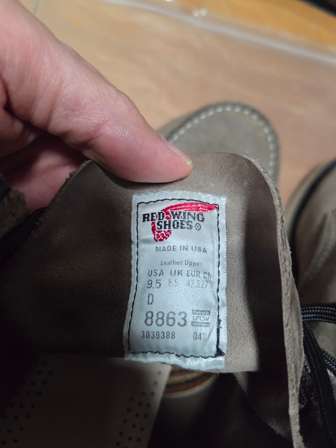레드윙 8863 9.5D 상품이미지3