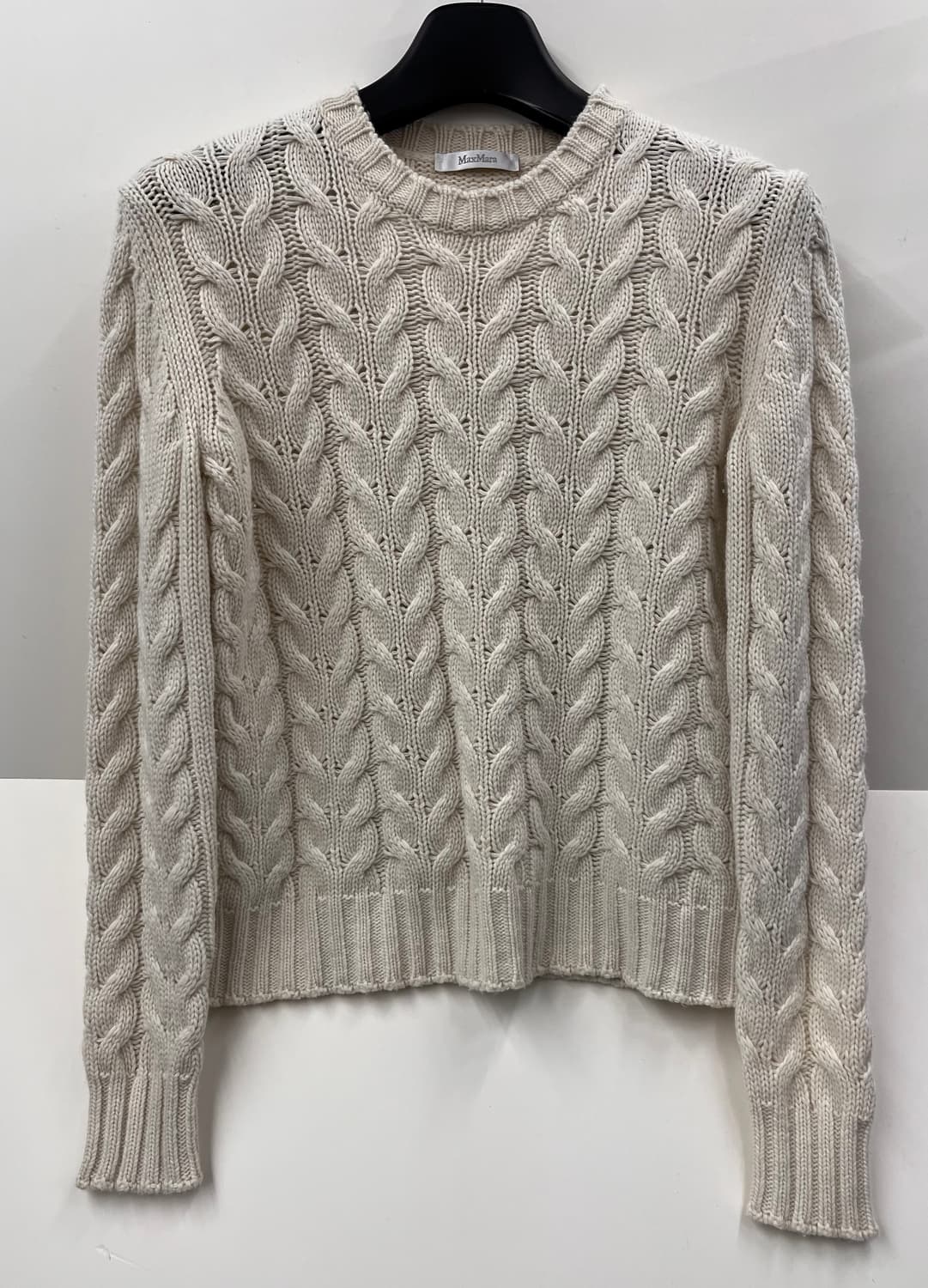 막스마라 아이보리 케이블 니트 M 상품이미지1