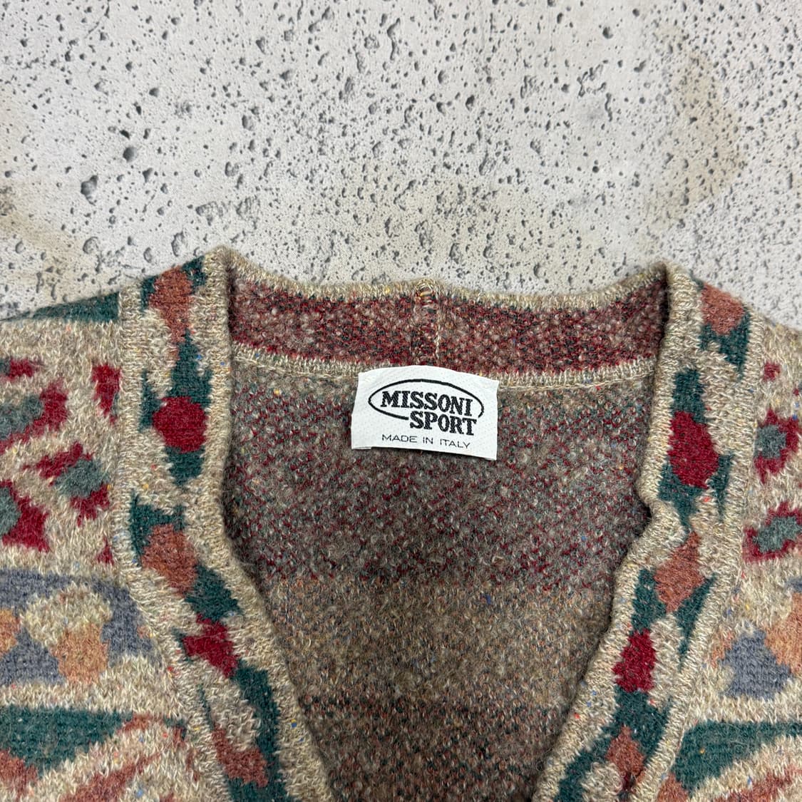 ✨ (바배) 미쏘니 패턴 니트 베스트 조끼 상품이미지3