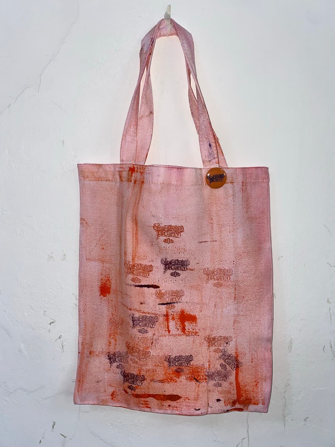 NoHumorSociety one of a kind eco bag(주황) 상품이미지3
