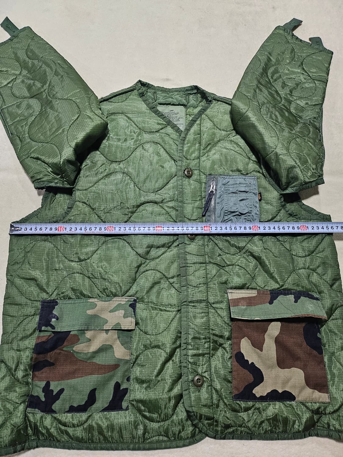 미군오리지날 m65 내피 커스텀 XL 상품이미지5