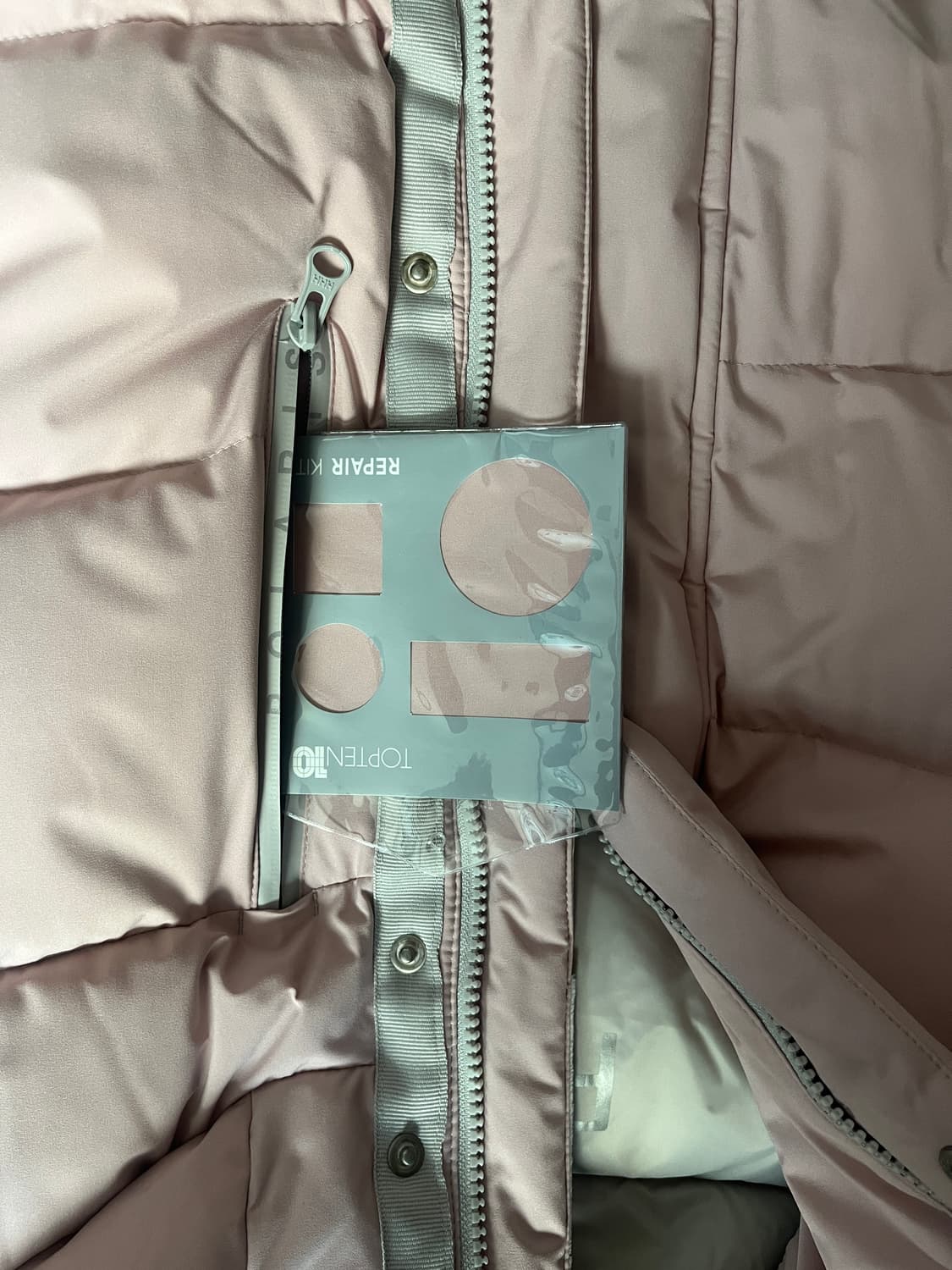 구스 롱 패딩 연핑크 상품이미지6