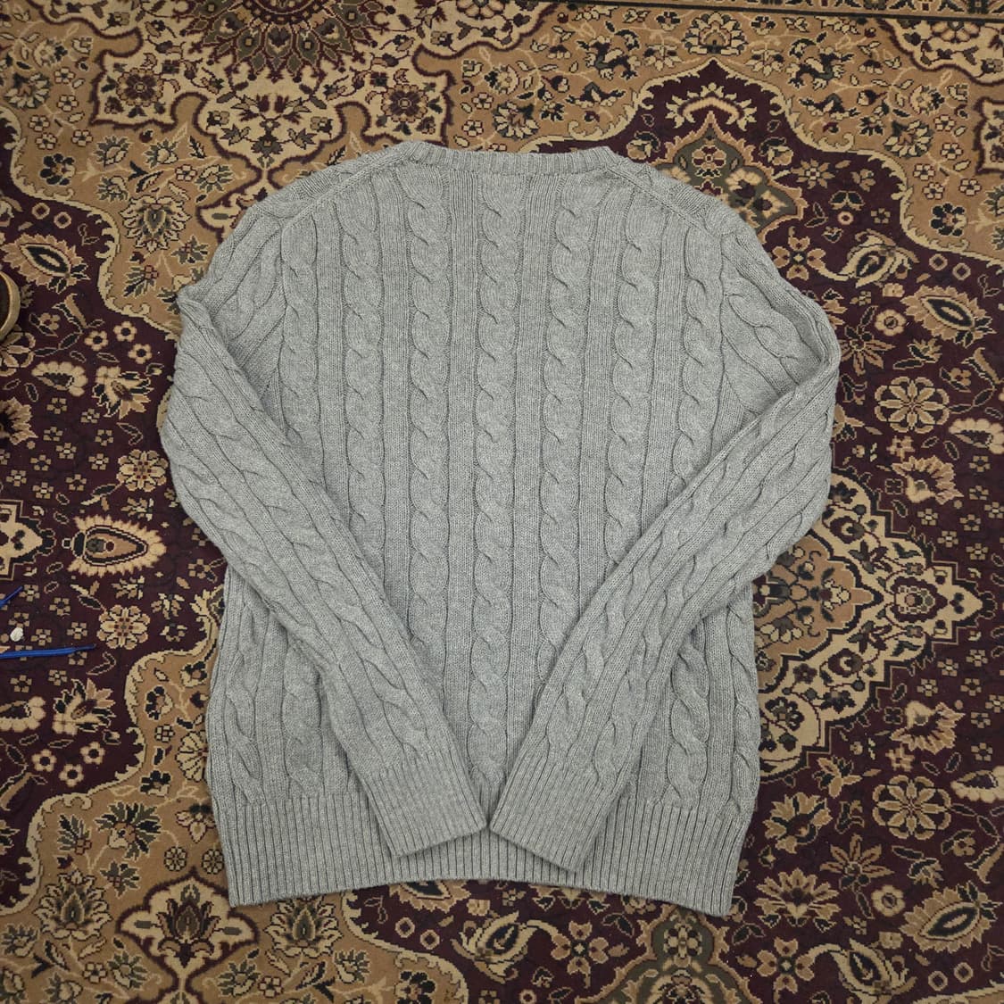 폴로 케이블 니트 꽈배기 니트 s 신형 큐알택 상품이미지2