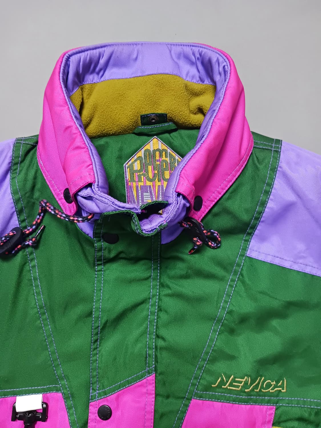 [XL] NEVICA 90S 빈티지 컬러블록 점퍼 자켓 스키복 보드복 상품이미지2