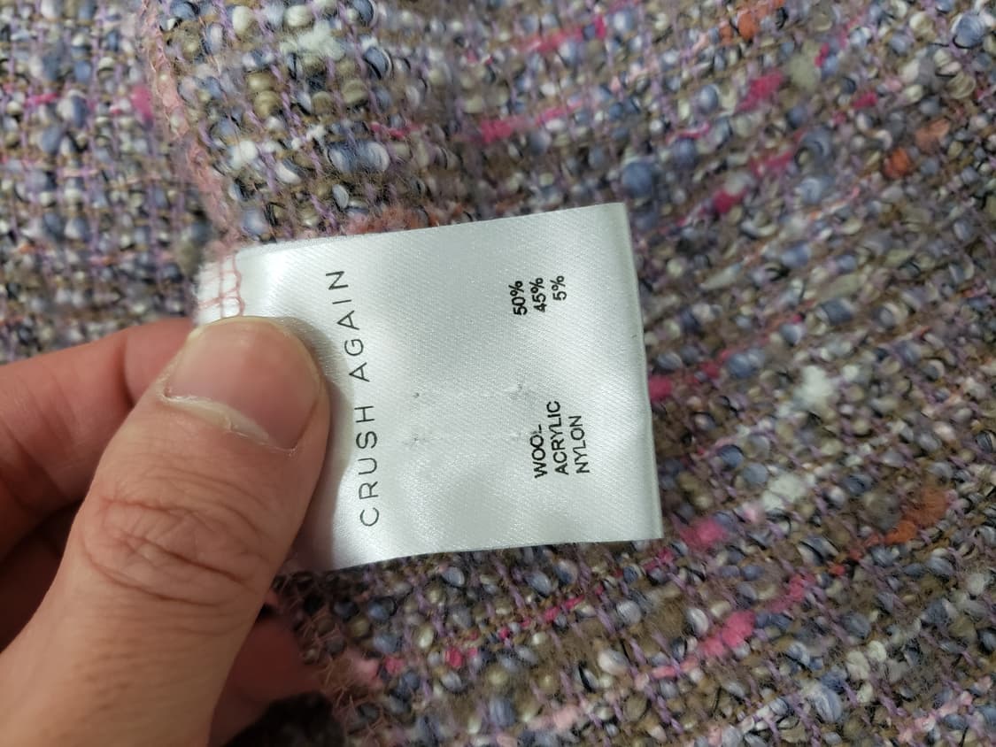 크러쉬어게인 울 트위드 아우터 셔츠 상품이미지9