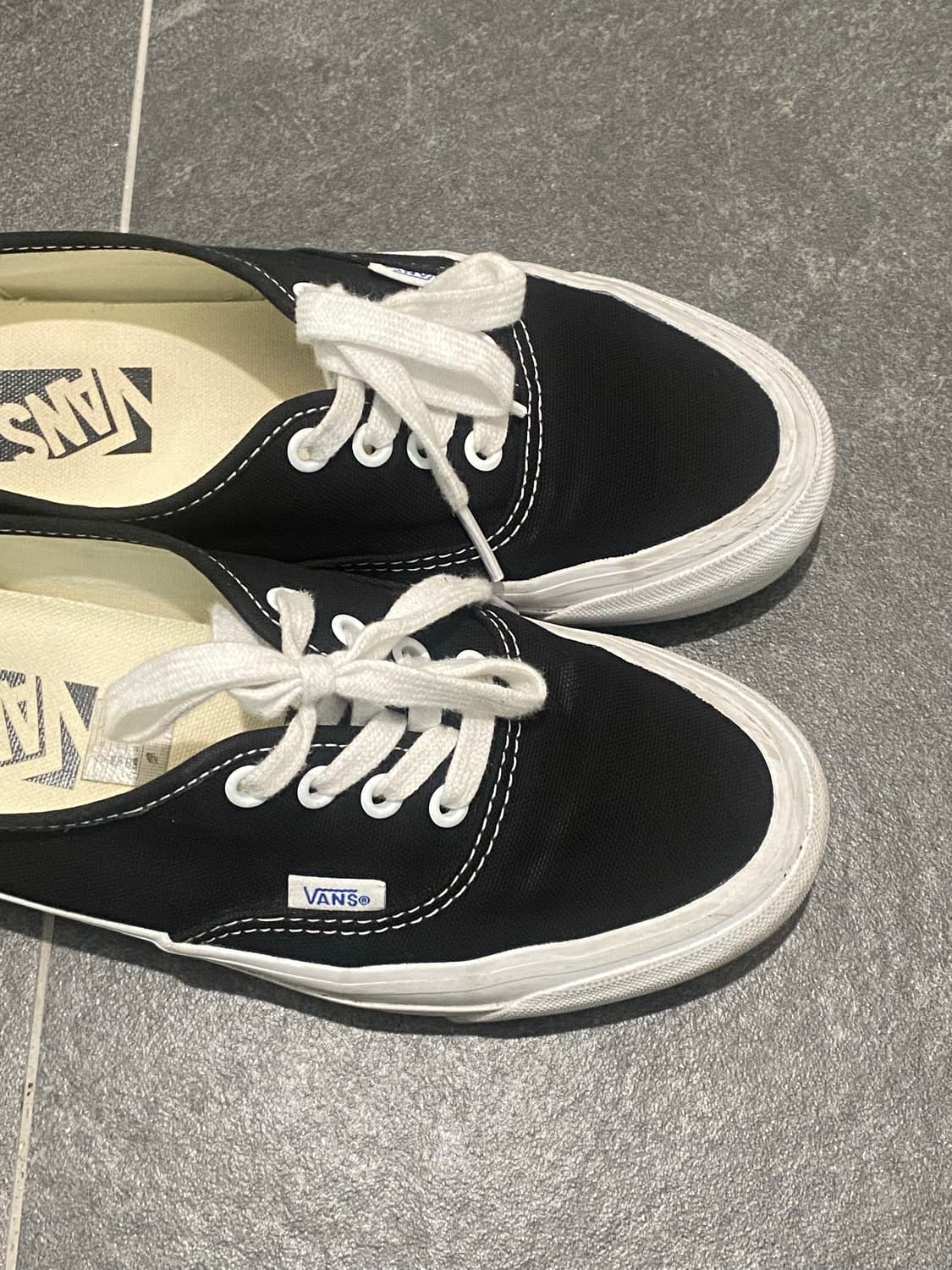 반스 LX 어센틱 리이슈 블랙 235사이즈(240mm분께 추천) 상품이미지2
