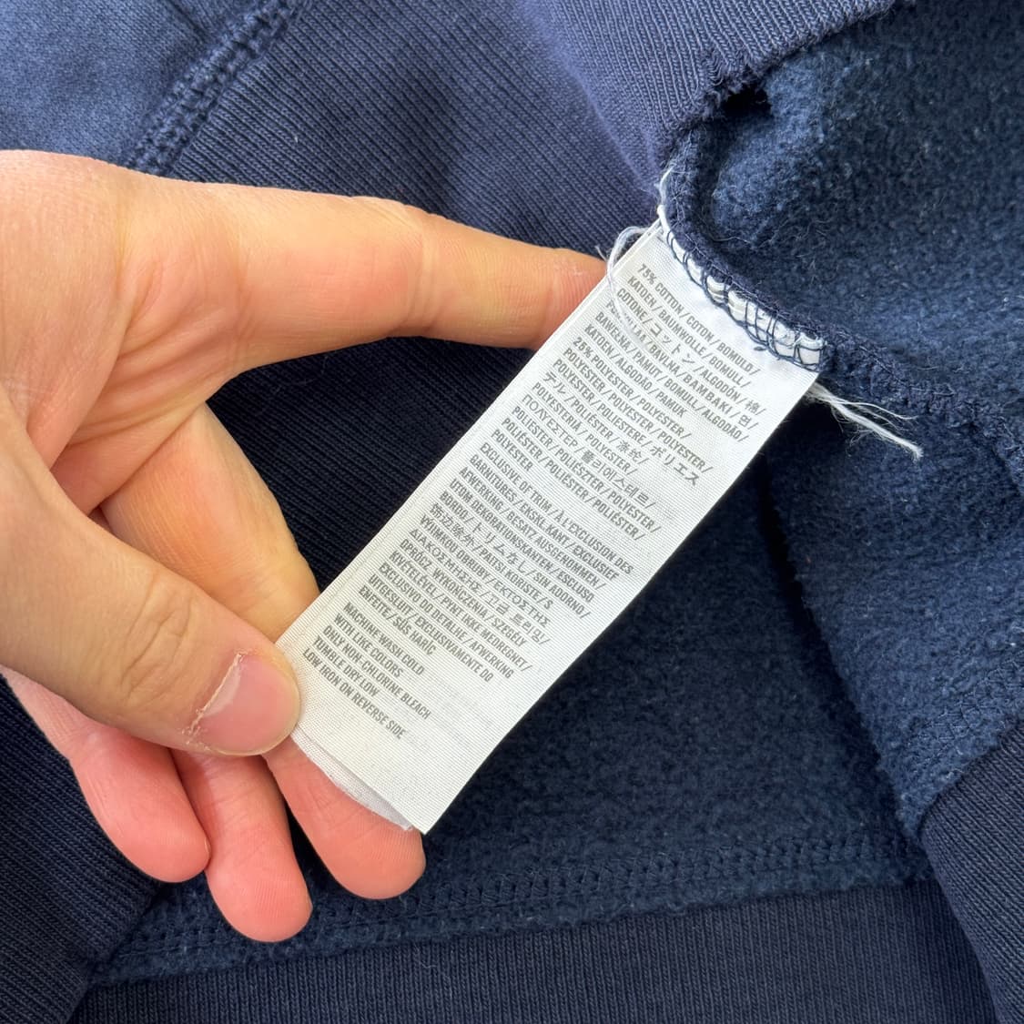 홀리스터 빈티지 데미지 패치 후드집업 XL 상품이미지7