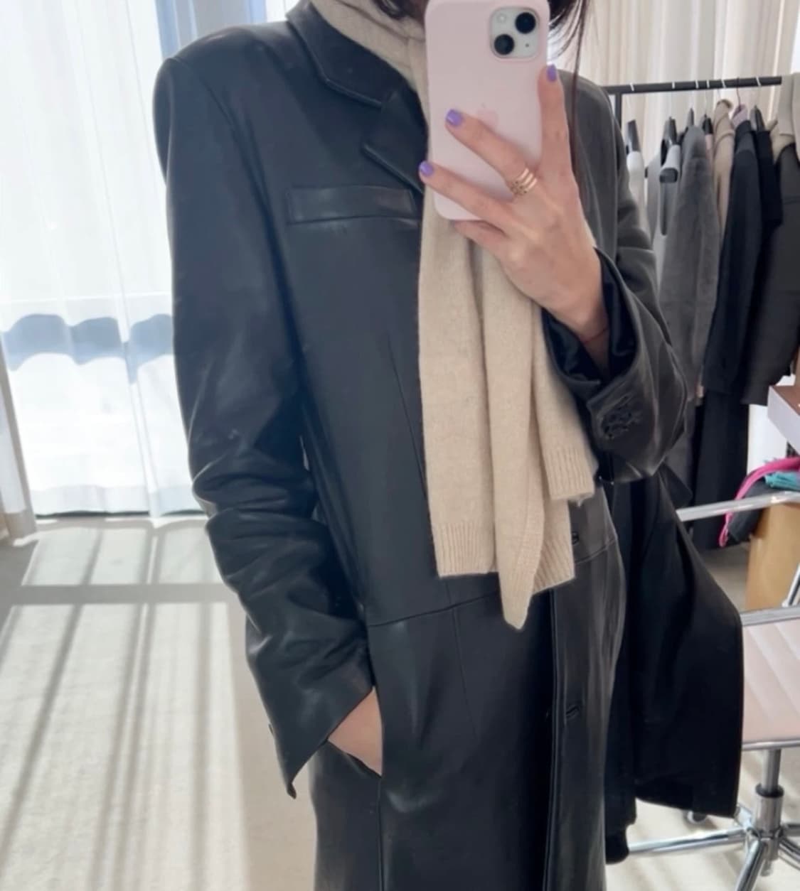 식스앤어하프 캐시미어 스카프 상품이미지3