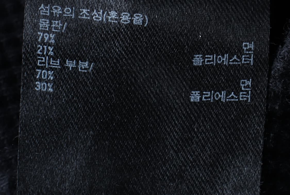(L-XL) 유니클로 반팔 티셔츠 와플 무지 블랙-H32743 상품이미지6