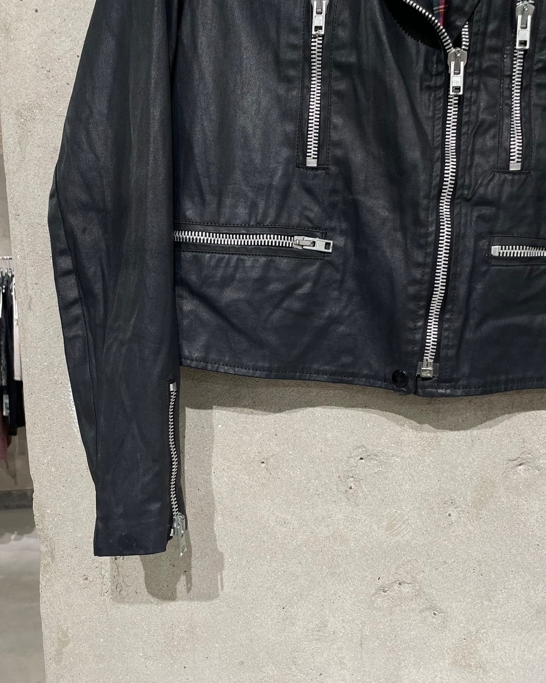 april77 블랙 케네디 유틸리티 라이더 자켓 상품이미지4