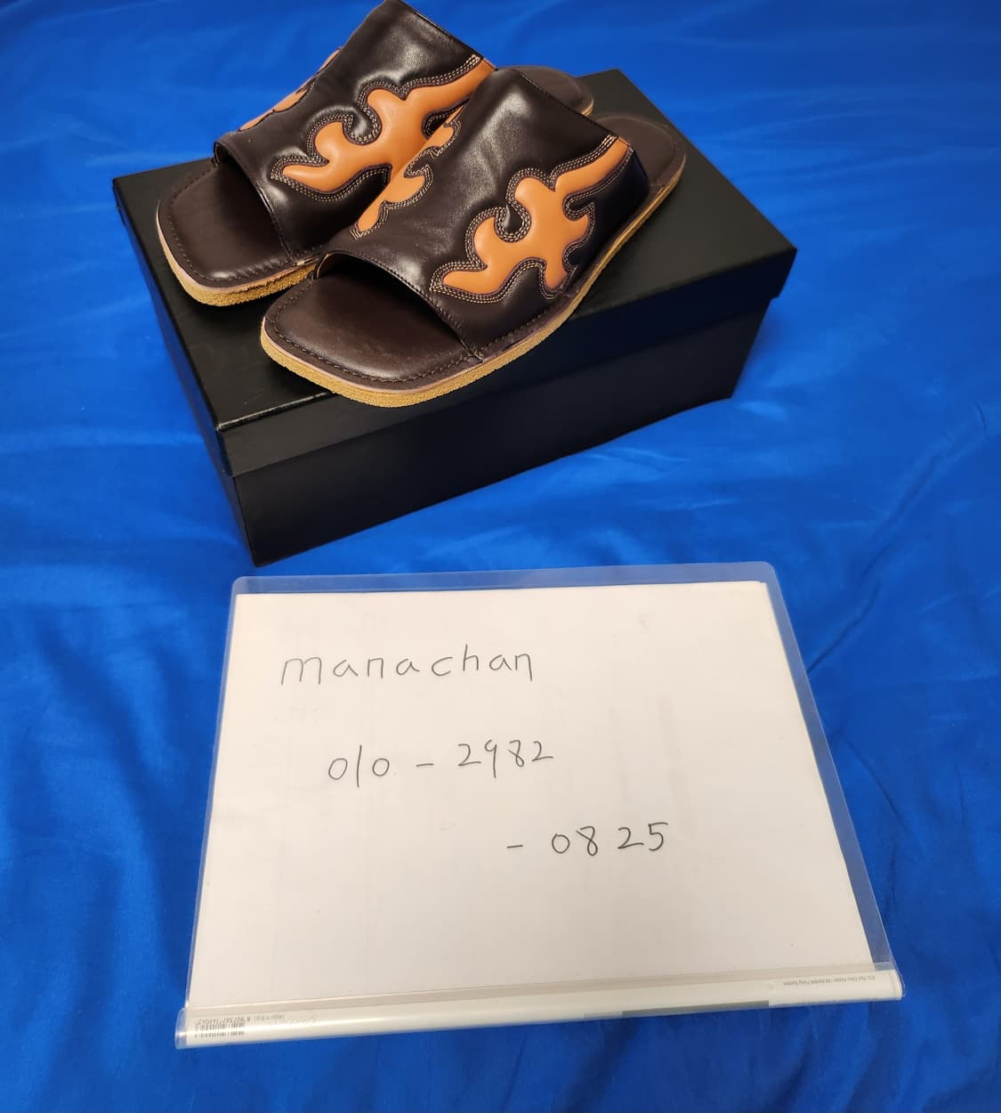 드리스 반 노튼Dries Van Noten/카우보이 슬라이드 샌들/290 상품이미지1