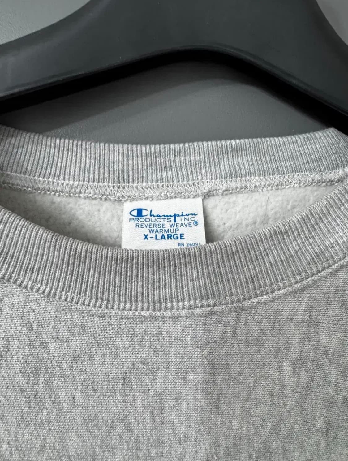 챔피온 리버스위브 블루택 루즈핏 스웨트셔츠/XL 상품이미지3