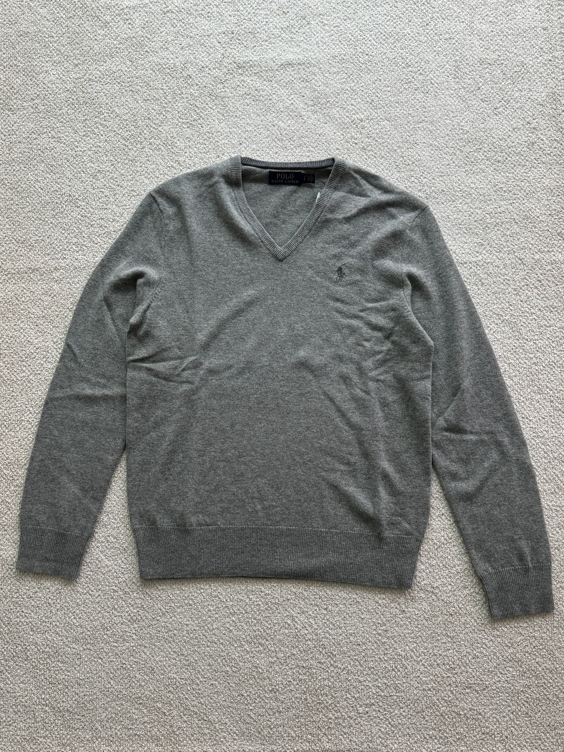 (새상품/정품) 폴로랄프로렌 메리노울 브이넥니트(남성S) 상품이미지2
