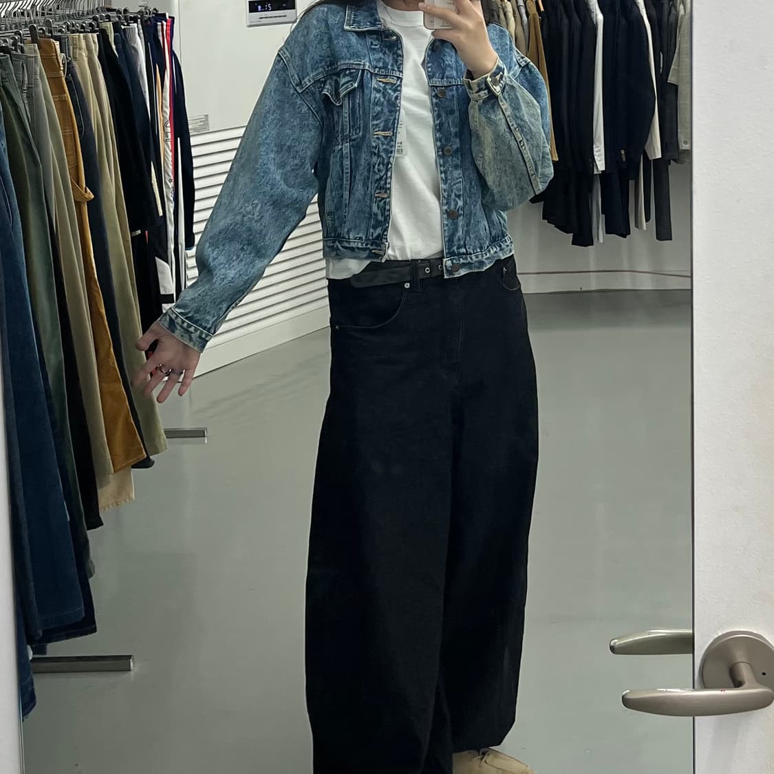 할리데이비슨 빈티지 데님워싱  청자켓 상품이미지2