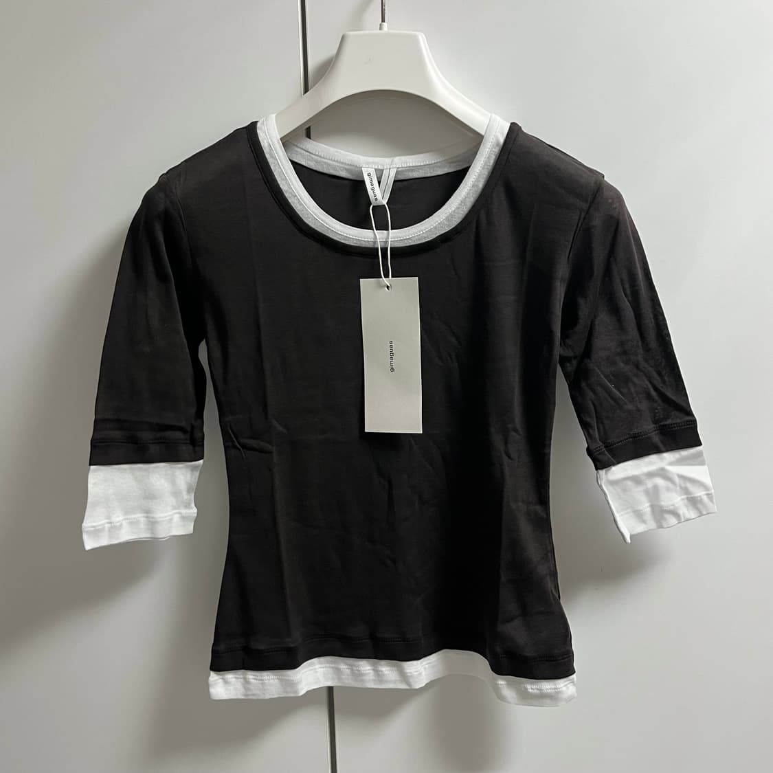 [M]기마구아스 Gemma 레이어드 티셔츠/브라운 상품이미지1