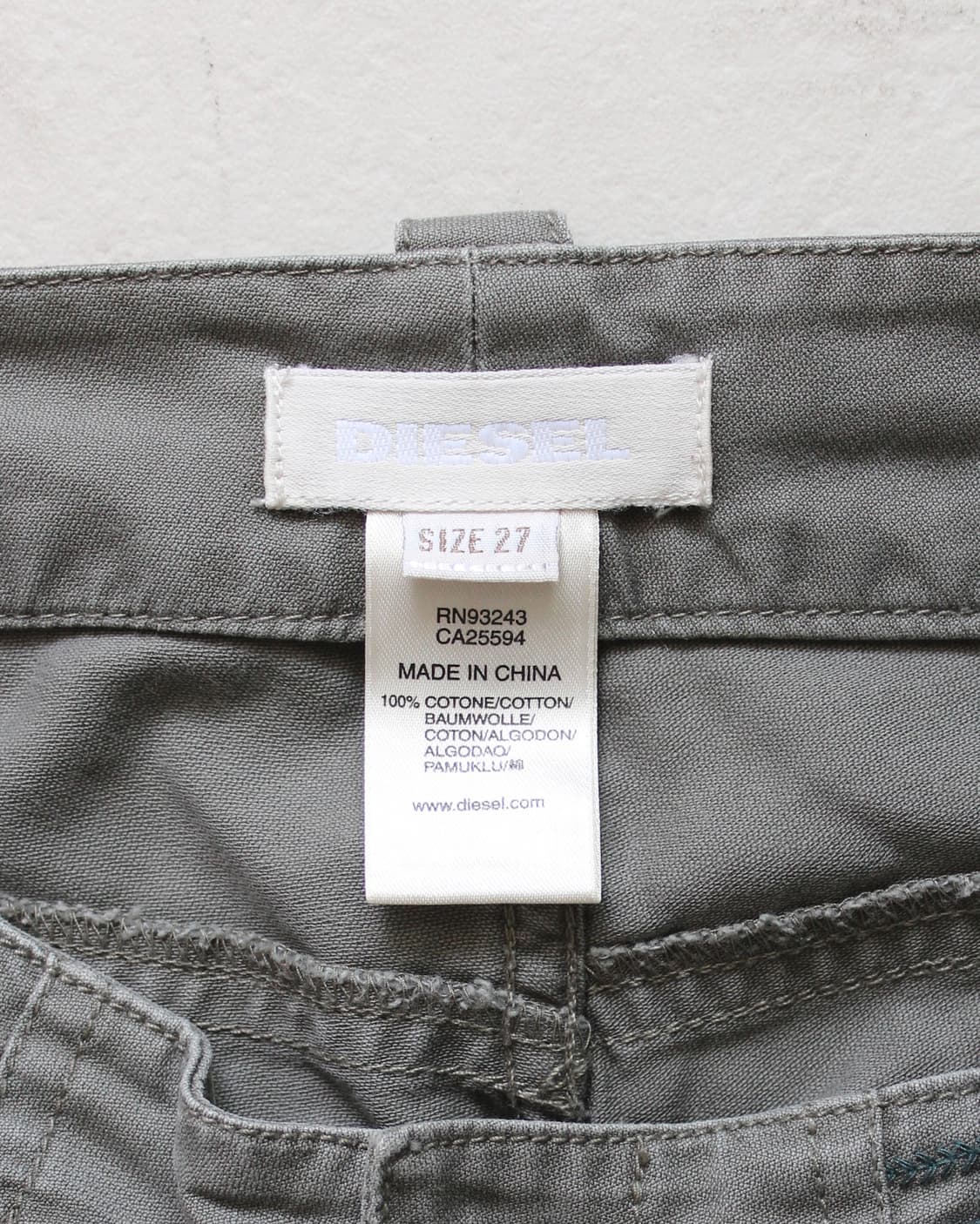 Diesel low-rise cotton pants 상품이미지7
