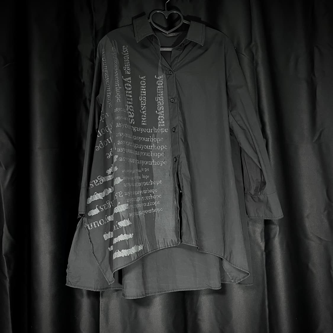 SOGO 펑크 오버핏 레터링 셔츠 y2k 상품이미지1