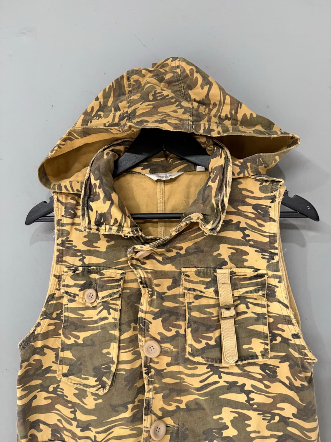 camo pattern pocket vest jacket 상품이미지6