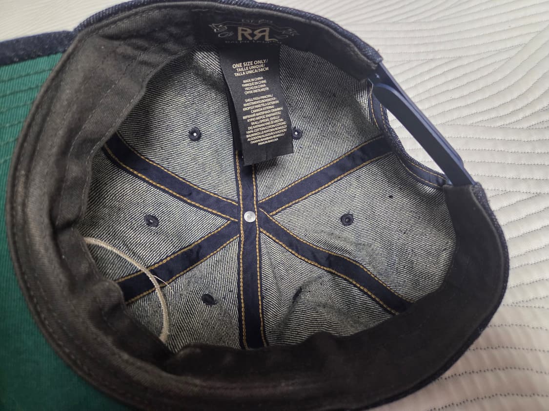 RRL 더블알엘 윙드 로그 데님 볼캡 상품이미지2