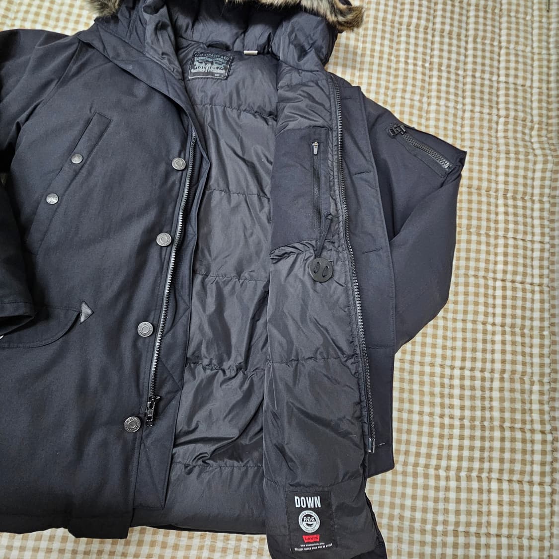 리바이스 오리털 겨울 패딩 남자100 상품이미지6