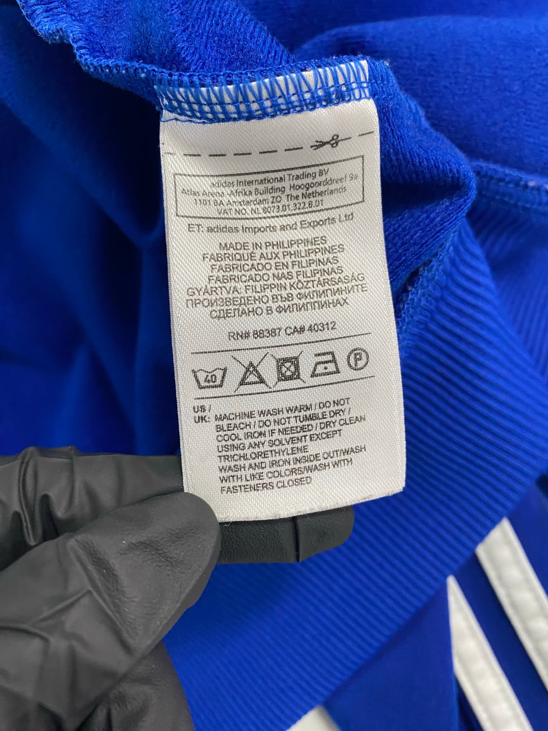 아디다스 파이어버드 블루 트랙탑 져지 M 상품이미지4
