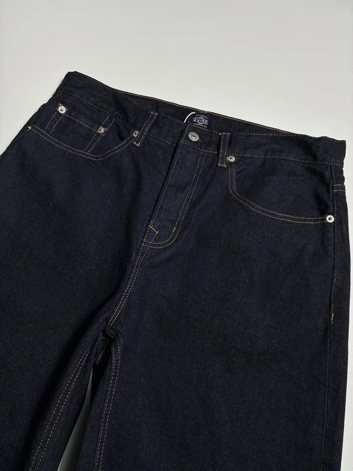 에비수 EVISU 24SS 갈매기 로고 자수 데님 반바지 R2324 상품이미지2