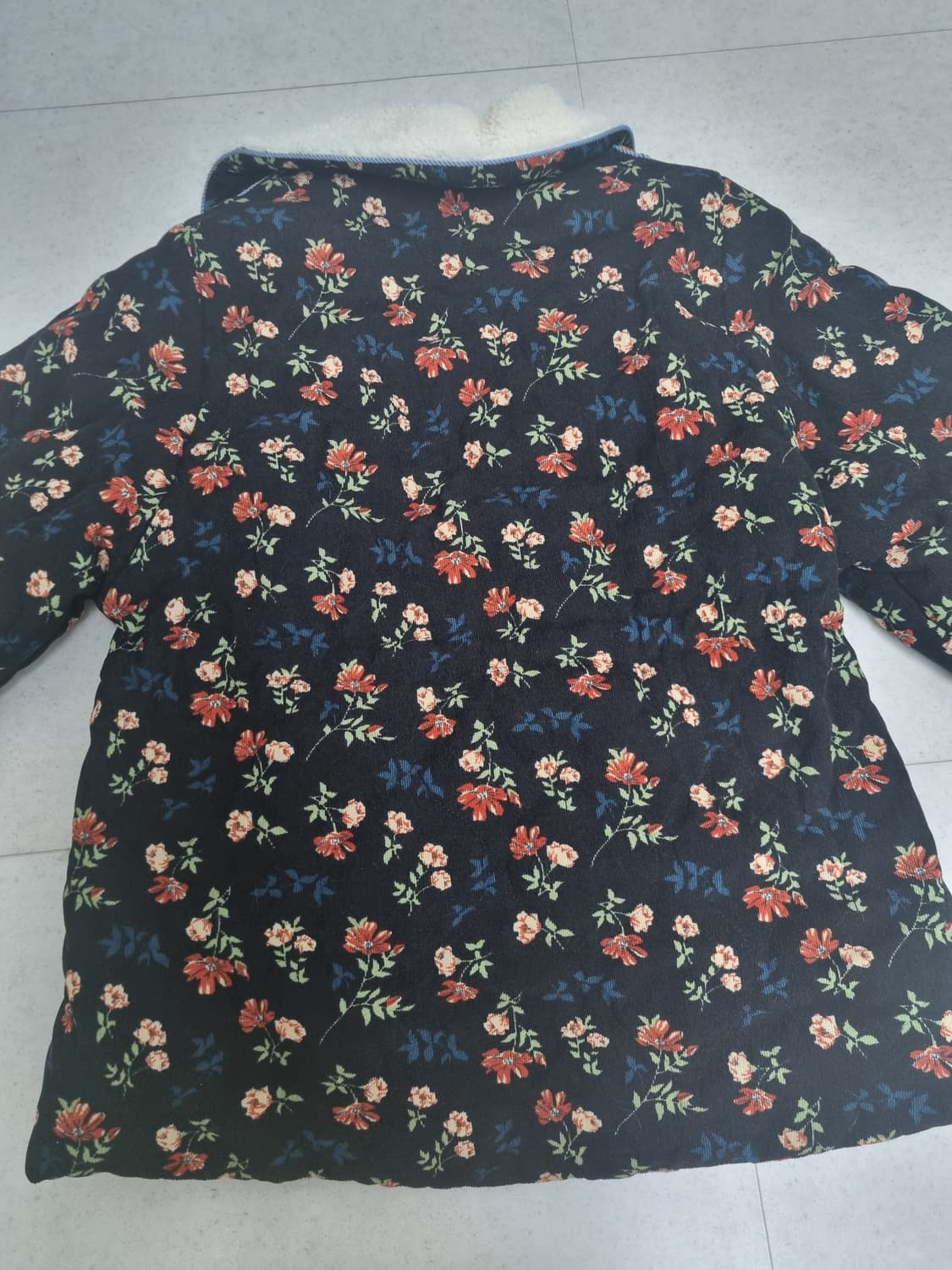 바이탈싸인 플라워 플리스 양털 자켓 상품이미지7