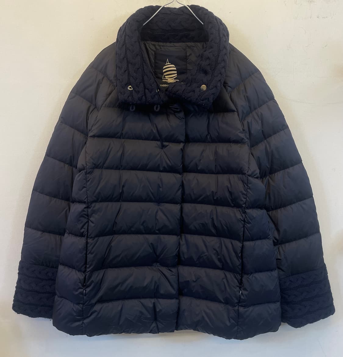 마리나요팅 구스다운패딩 니트패딩:) 구스패딩숏패딩 프리미엄구스다운 상품이미지1