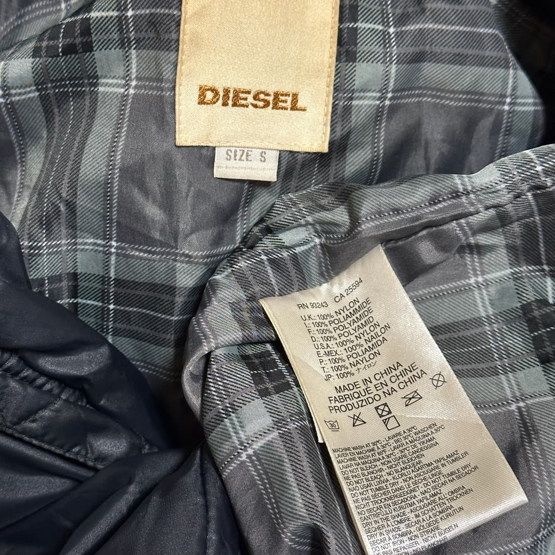 디젤 나일론 후드 자켓 상품이미지7