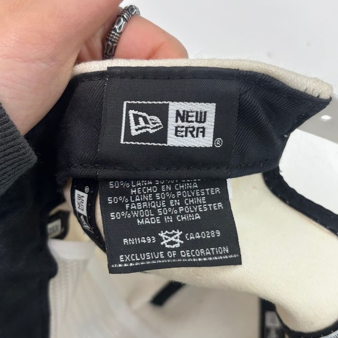 NEW ERA 커스텀 빈티지 볼캡 아이보리 상품이미지7