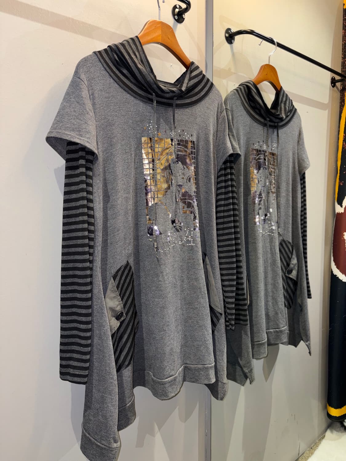 빈티지 디테일 레이어드 원피스 상품이미지5