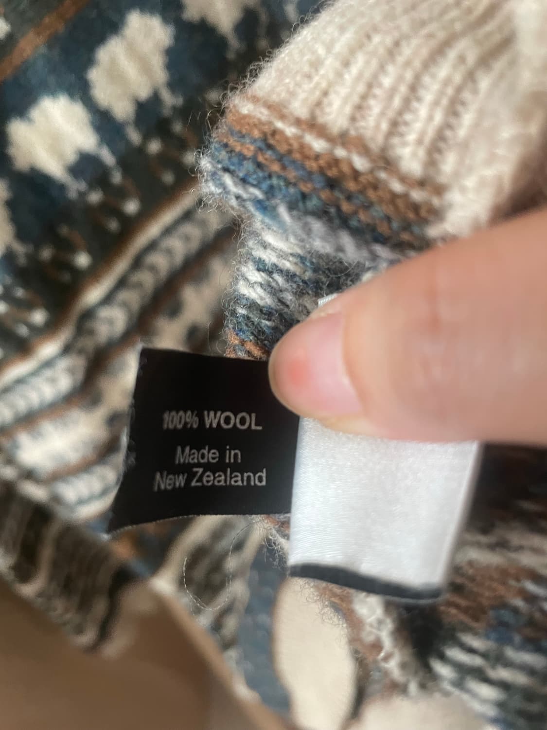 모리걸 빈티지 노르딕 양 패턴 니트 🐏💚🧡 상품이미지3