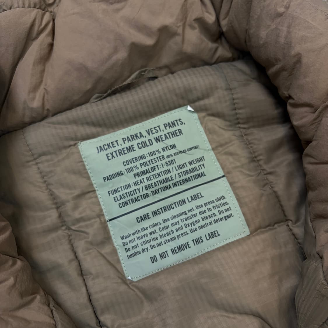 freaks store 프릭스스토어  밀리터리 프리마로프트 레벨7 상품이미지3