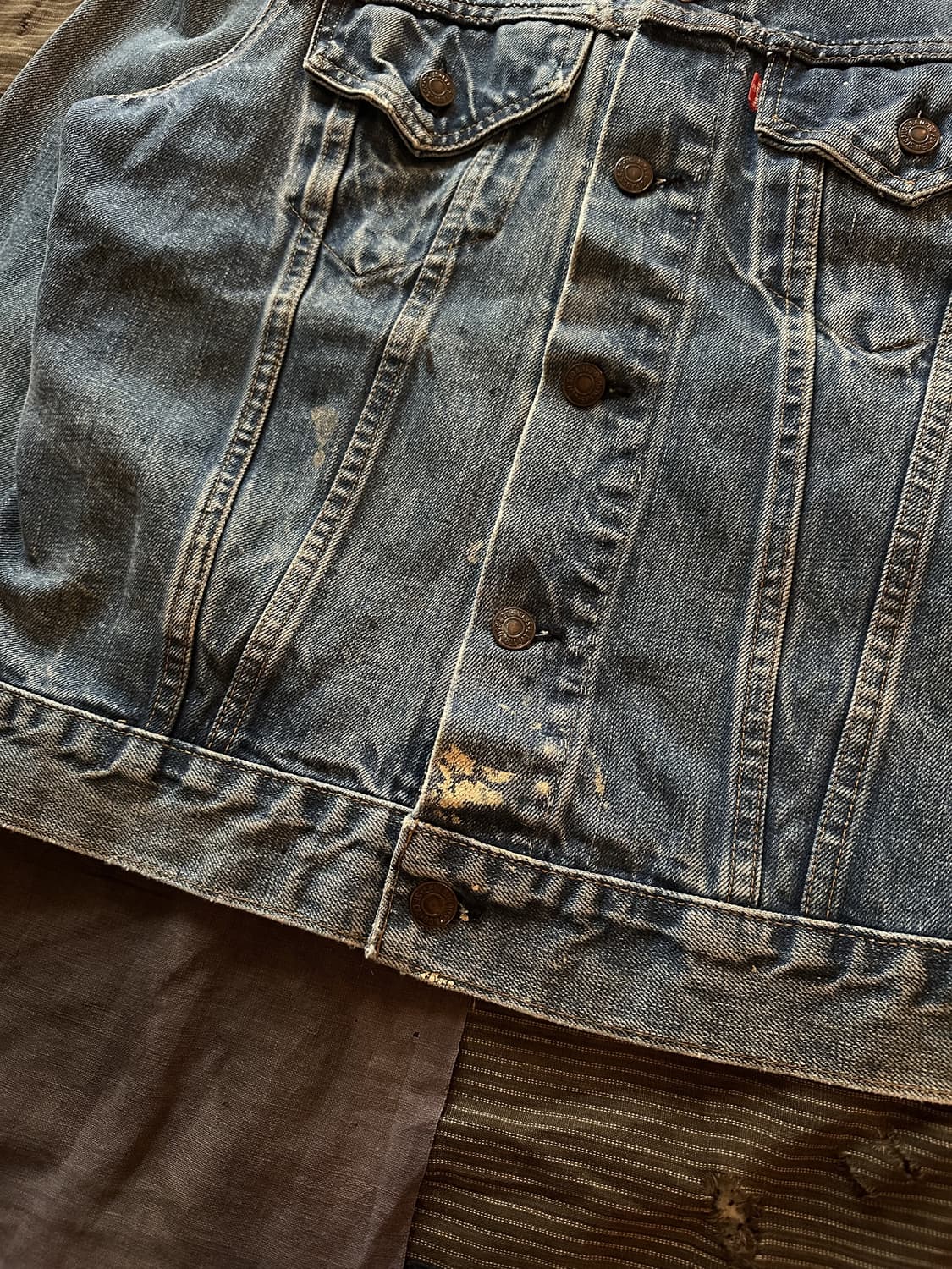 70s USA Vintage Levis 3rd Denim Jacket 상품이미지7