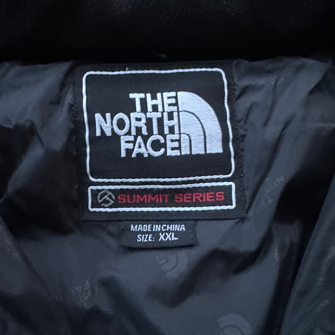 노스페이스 블루/블랙 패딩 상품이미지4