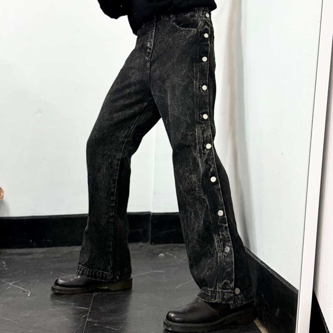 TKPA 사이드스냅 웨스턴 데님 팬츠 상품이미지2