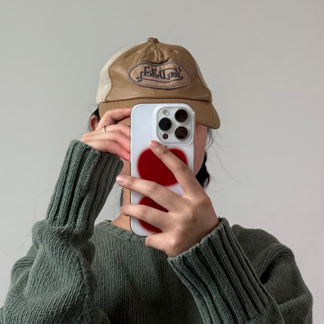 본더치 가죽 메쉬 볼캡 상품이미지1