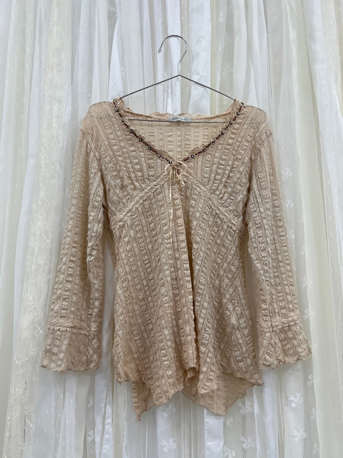 lace strap blouse 상품이미지2