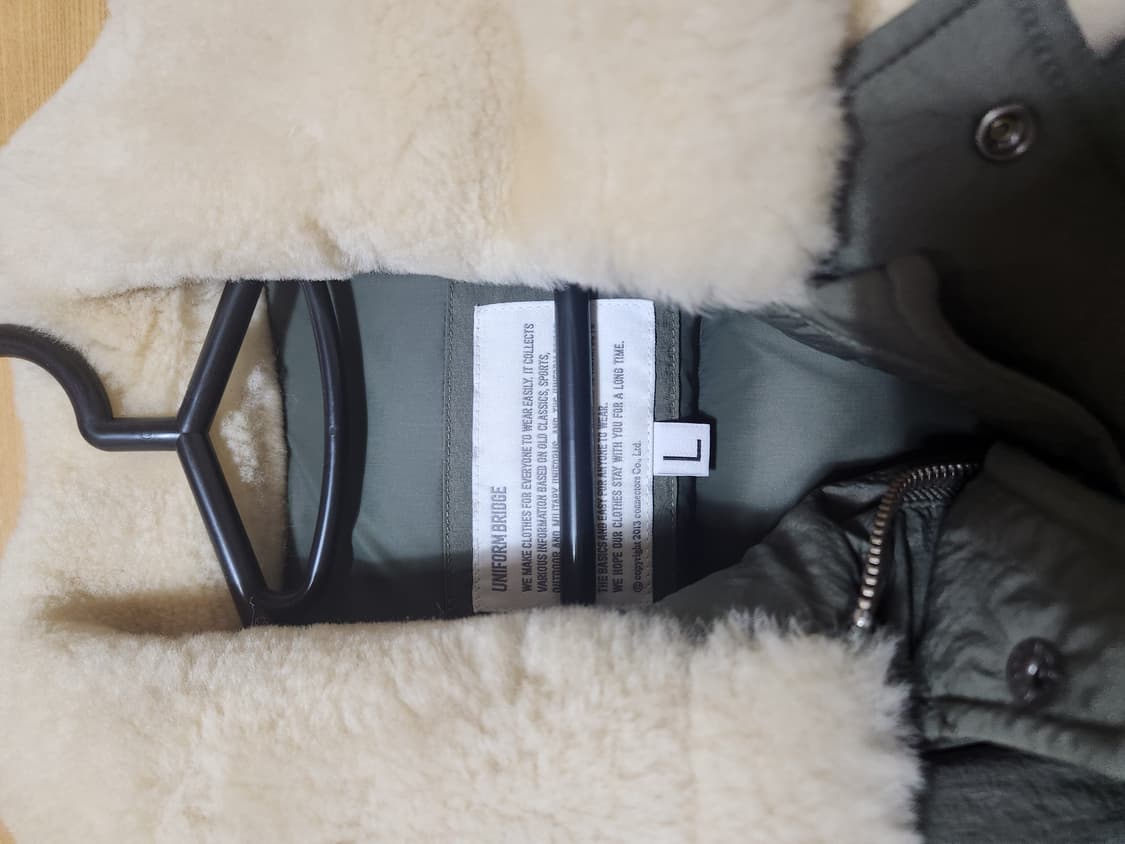 [L]유니폼 브릿지 레인저 다운 파카 카키 중고 상품이미지3