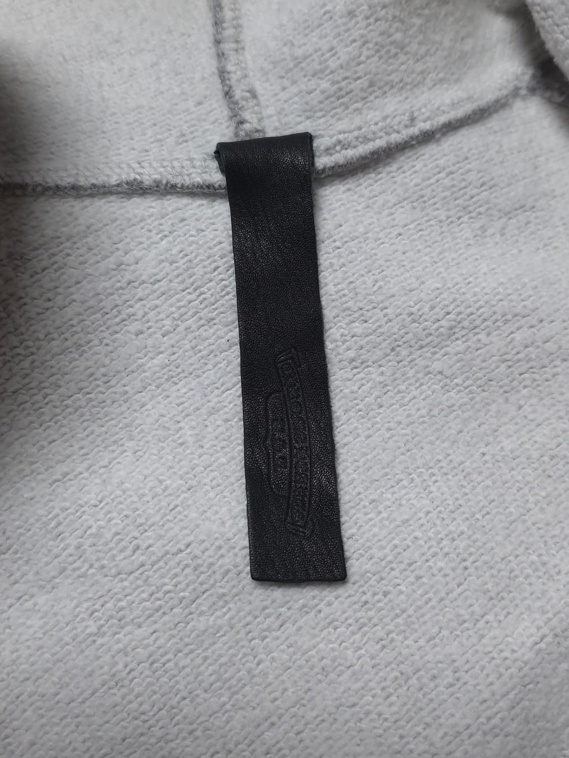 [XXL] 크롬하츠 레더패치 페이퍼잼 후드집업 그레이 상품이미지6