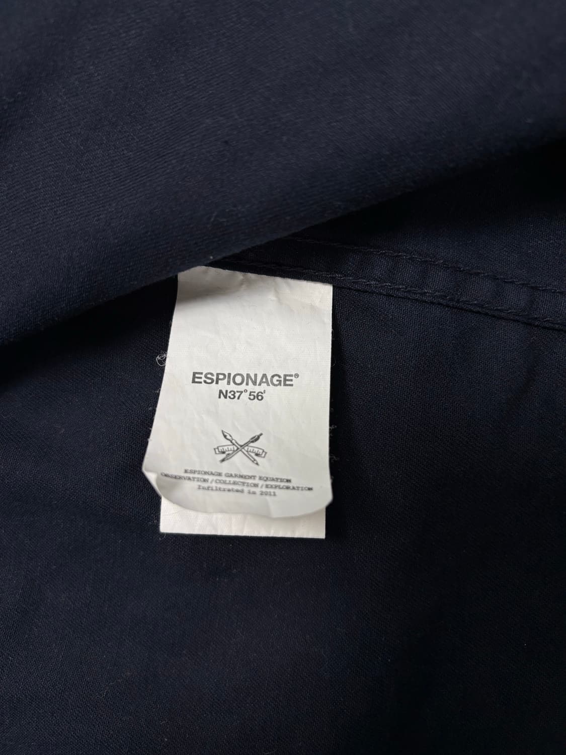 에스피오나지 워크자켓 네이비 상품이미지7