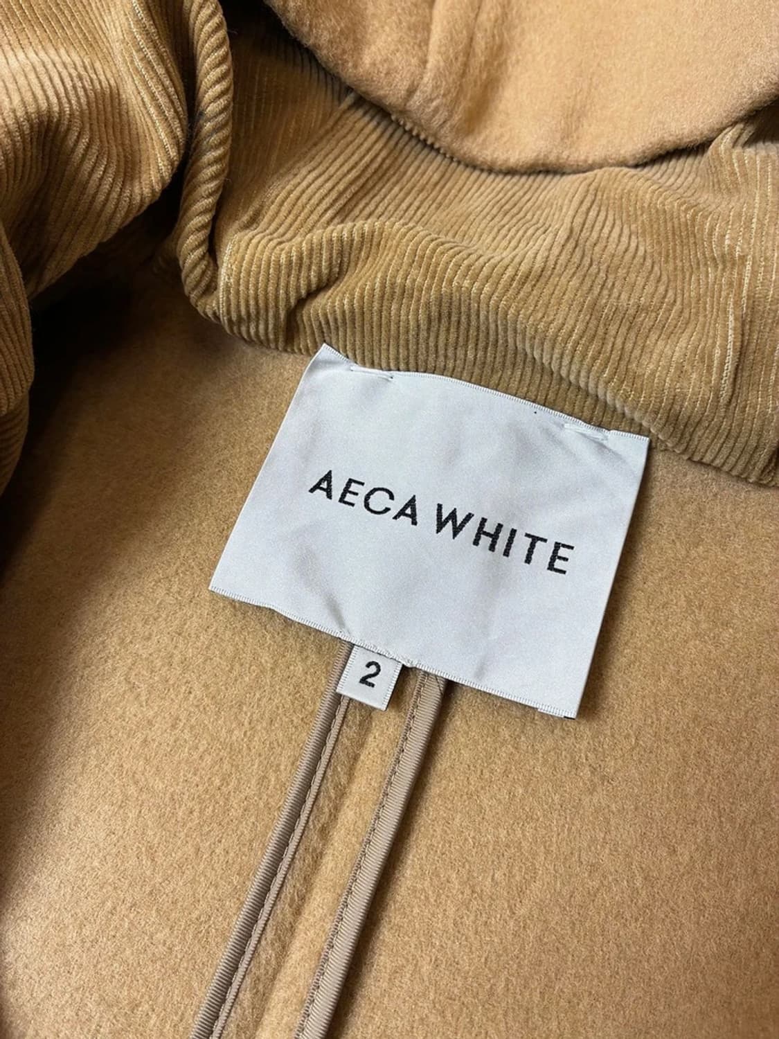 에이카화이트 19FW 피날레 더플 카멜 코트 PN6458 상품이미지8