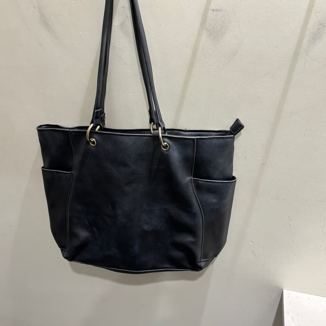 vtg o-ring cowhide tote bag 상품이미지4