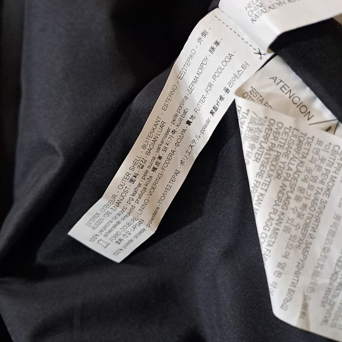 (택포) 자라 리얼레더 스웨이드 트러커 자켓 100-105 B772 상품이미지8