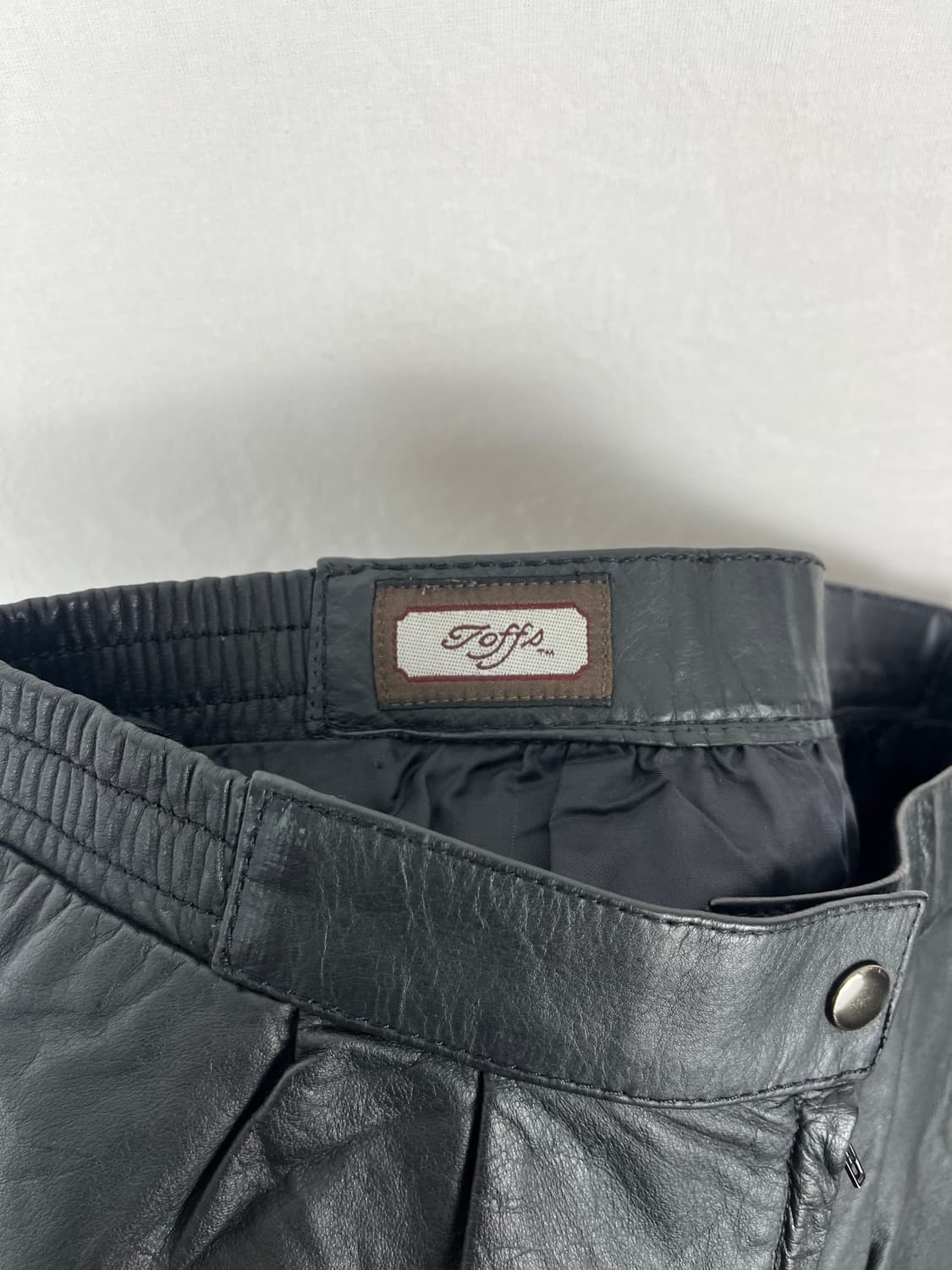 Vintage 소가죽 미디 스커트  상품이미지7