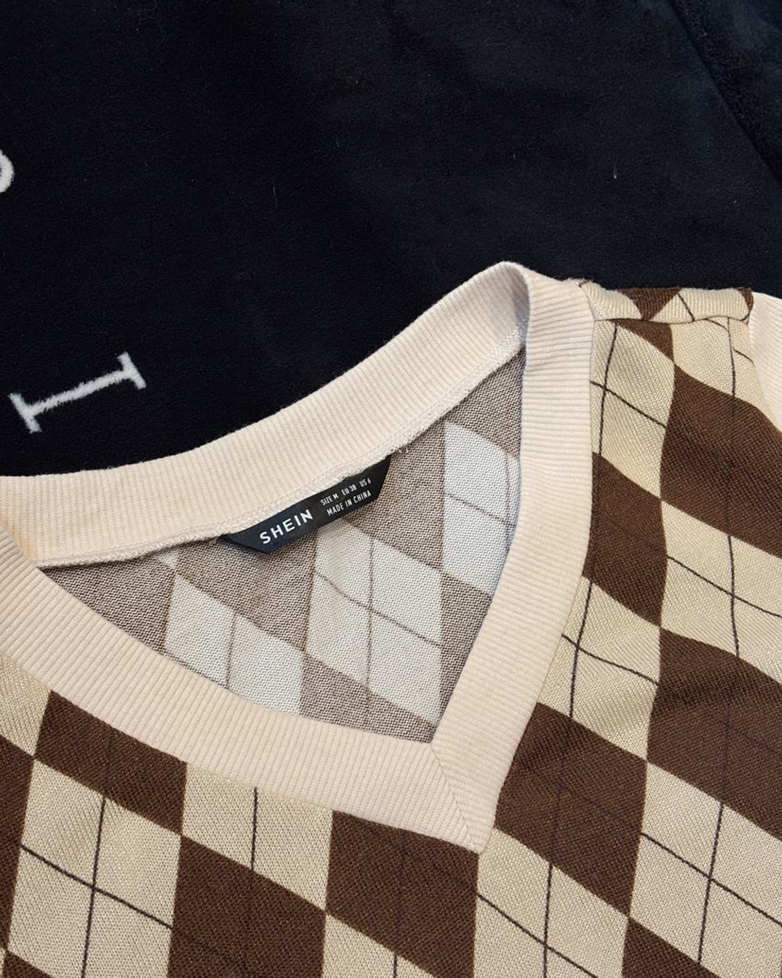 일본빈티지 쉬인 크롭 니트 상품이미지5